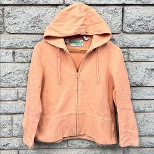 Orvis Buzz Off insect repellent Salmon Zip-Up Hoodie sz Small